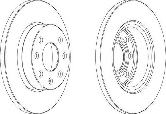 Тормозной диск FERODO