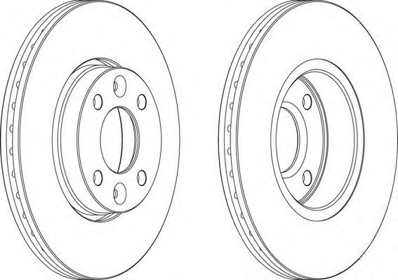 Тормозной диск FERODO