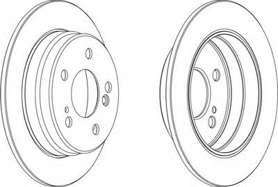 Тормозной диск FERODO DDF122