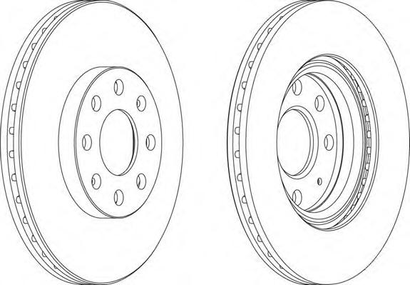 Тормозной диск FERODO