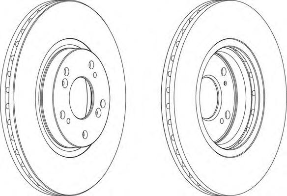 Тормозной диск FERODO