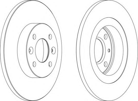 Тормозной диск FERODO