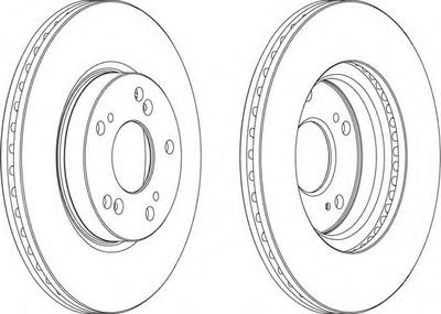 Тормозной диск FERODO DDF1539