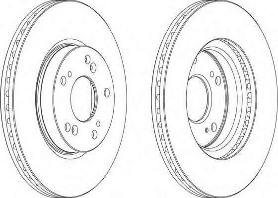 Тормозной диск FERODO
