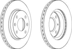 Тормозной диск FERODO DDF154-1