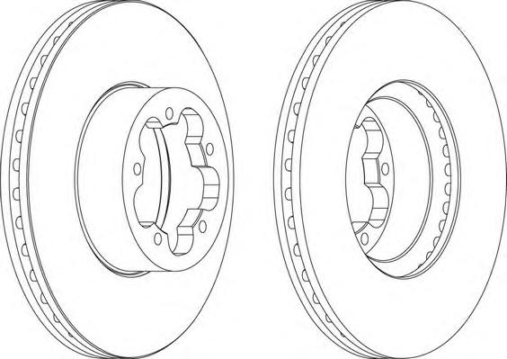 Тормозной диск FERODO