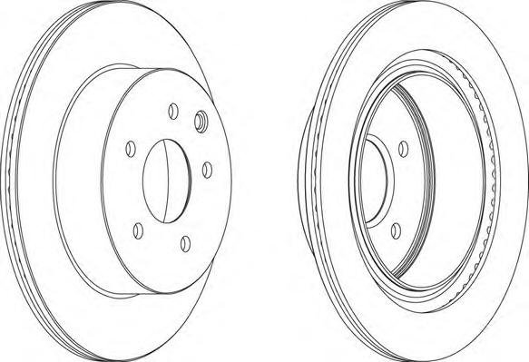 Тормозной диск FERODO
