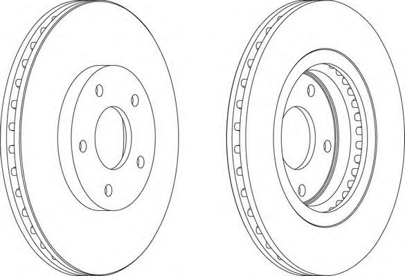 Тормозной диск FERODO
