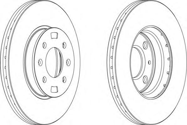 Тормозной диск FERODO