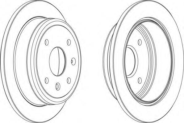 Тормозной диск FERODO