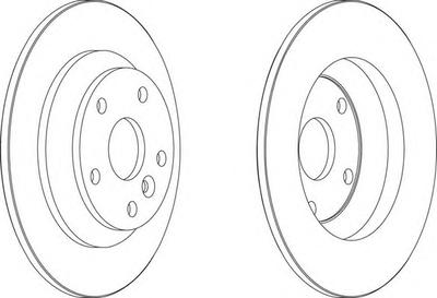 Тормозной диск FERODO DDF1616