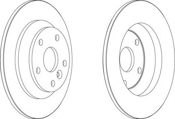 Тормозной диск FERODO