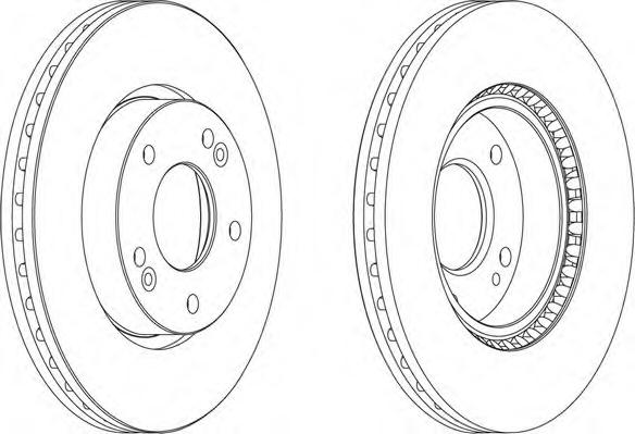 Тормозной диск FERODO
