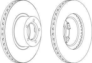 Тормозной диск FERODO