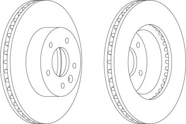 Тормозной диск FERODO