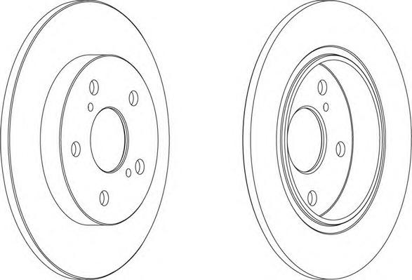Тормозной диск FERODO
