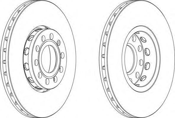 Тормозной диск FERODO