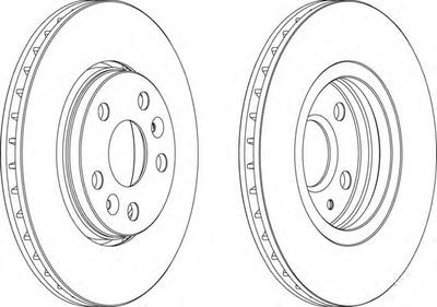 Тормозной диск FERODO DDF1733