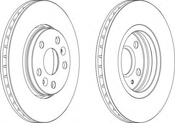 Тормозной диск FERODO