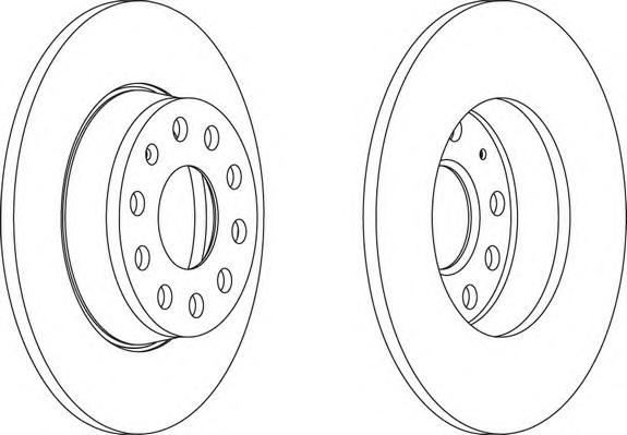 Тормозной диск FERODO