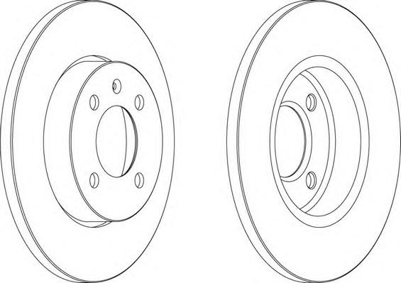 Тормозной диск FERODO