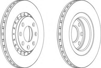 Тормозной диск FERODO DDF206