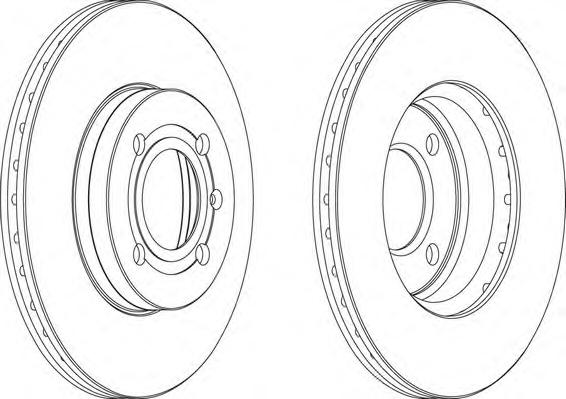 Тормозной диск FERODO