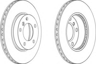 Тормозной диск FERODO DDF258