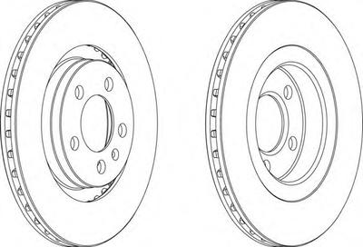 Тормозной диск FERODO DDF928