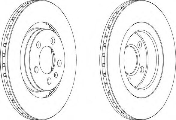 Тормозной диск FERODO