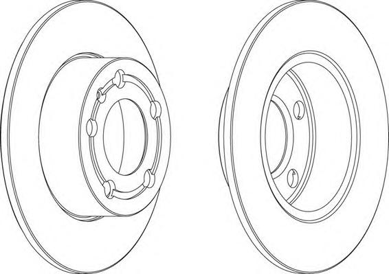 Тормозной диск FERODO
