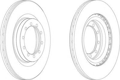 Тормозной диск FERODO FCR183A