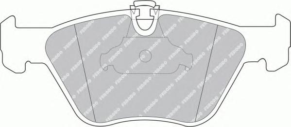 Комплект тормозных колодок, дисковый тормоз FERODO