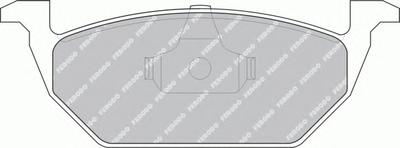 Комплект тормозных колодок, дисковый тормоз FERODO FDB1094