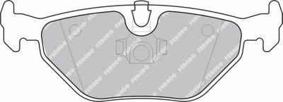 Комплект тормозных колодок, дисковый тормоз FERODO FDB1301
