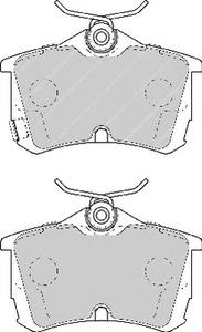 Комплект тормозных колодок, дисковый тормоз FERODO FDB1506