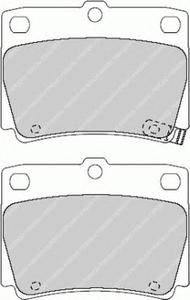 Комплект тормозных колодок, дисковый тормоз FERODO FDB1570