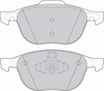 Комплект тормозных колодок, дисковый тормоз FERODO FDB1594