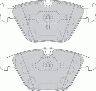 Комплект тормозных колодок, дисковый тормоз FERODO FDB1628