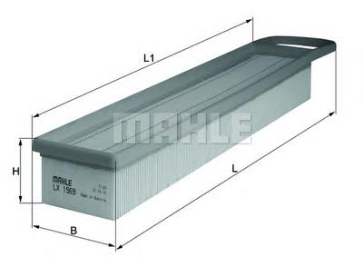 Воздушный фильтр MAHLE ORIGINAL LX1969