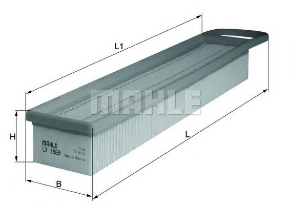 Воздушный фильтр MAHLE ORIGINAL