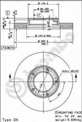 Тормозной диск BREMBO