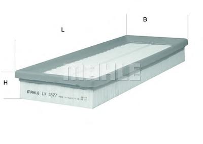 Воздушный фильтр MAHLE ORIGINAL LX2877