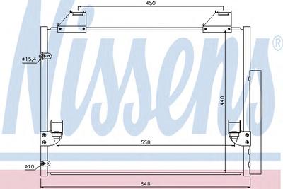 Конденсатор, кондиционер NISSENS 940083