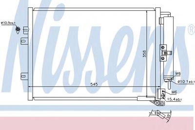 Конденсатор, кондиционер NISSENS 940142
