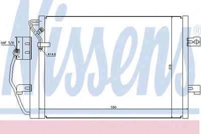 Конденсатор, кондиционер NISSENS 94373