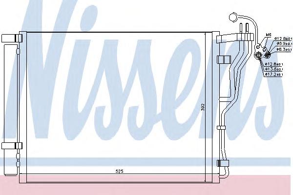 Конденсатор, кондиционер NISSENS