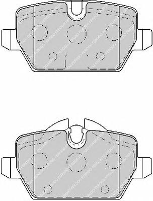 Комплект тормозных колодок, дисковый тормоз FERODO