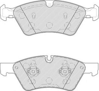 Комплект тормозных колодок, дисковый тормоз FERODO FDB1830