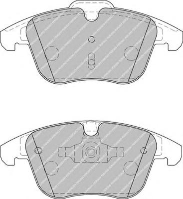 Комплект тормозных колодок, дисковый тормоз FERODO